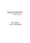 XQ Dvr User Manual - Harbourside Communication & Security