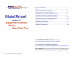 Equipment Hierarchy Set-Up Guide