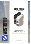 ODW730-F2 - Manual
