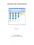 LabCollector User`s Manual