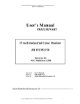 User`s Manual - Hatteland Display AS