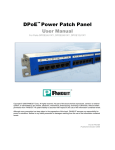 DPoE™ Power Patch Panel Users Guide