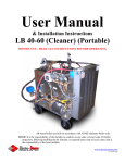 User Manual & Installation Instructions LB 40