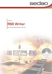 RSS Writer User Manual