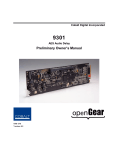 9301 Owner`s Manual - AV-iQ