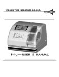 T-4U User Manual - Office Equipment Machine Shop