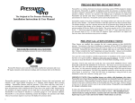 PressurePro is a wireless electronic tire pressure