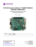 PCI/104-Express QSeven™ BASED SINGLE BOARD COMPUTER