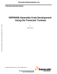 DSP56300 Assembly Code Development Using the Freescale