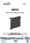 BRIO - Application note - CAN2.0B communication