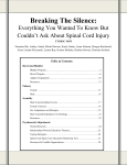 Breaking The Silence: - Texas Occupational Therapy Association