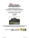 Confidential Inspection Report - Alpha & Omega Home Inspections