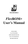 FlexROM+ User`s Manual