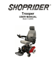 Shoprider Trooper Owner`s Manual