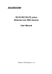 RC701/RC702-FE series Ethernet over SDH devices User Manual