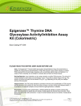 Epigenase™ 5-mC Hydroxylase TET Activity/Inhibition