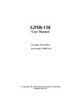 GPIB-130 User Manual - National Instruments
