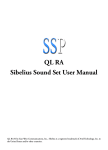 QL RA Sound Set User Manual