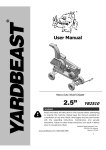 User Manual - Yardbeast Wood Chippers