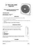 F&W Instructions - Vent-Axia