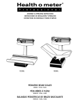 balanzas pediátricas de brazo basculante