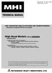 TECHNICAL MANUAL High Head Models  Heat pump type