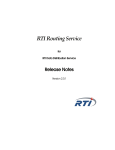 RTI Routing Service - Community RTI Connext Users