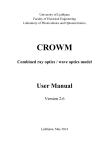 CROWM v2.6 User Manual