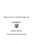 DataVault™ User`s Manual - Creative Data Technologies, Inc.