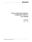 Honeywell Process Instrument Explorer Manual