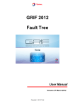 GRIF 2012 Fault Tree User Manual - GRIF