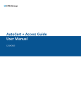 AutoCert + Access Guide User Manual