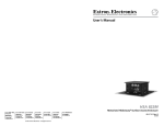 HSA 822M - Extron Electronics