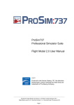 ProSim737 Professional Simulator Suite Flight Model 2.0 User Manual