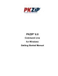 PKZIP 6.0 Command Line for Windows Getting Started Manual