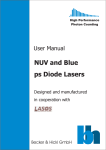 NUV and Blue ps Diode Lasers