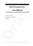 User Manual - ALICE TPC Front End Electronics