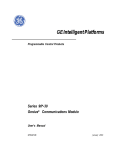 Series 90-30 Genius Communications Module User`s Manual, GFK