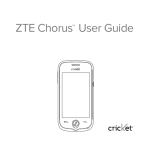 ZTE Chorus User Guide