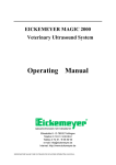 EICKEMEYER MAGIC 2000 Veterinary Ultrasound System