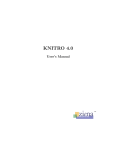 KNITRO User`s Manual version 4.0