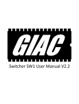 Switcher SW1 User Manual V2.2