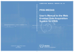 PRIS-WEDAS User`s Manual to the Web