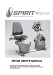 MR100 USER`S MANUAL - Spirit Medical Systems Group