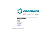 Codonics Disinfection Technology System User`s Manual