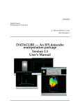 DATACUBE — An IFS datacube manipulation package