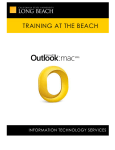 Outlook 2011 User Manual