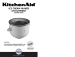 KitchenAid Ice Cream Maker Attachment Model KICA
