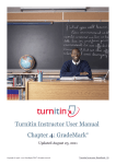Chapter 4: GradeMark® Turnitin Instructor User Manual