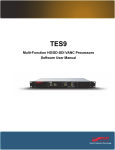 TES9 Software User Manual